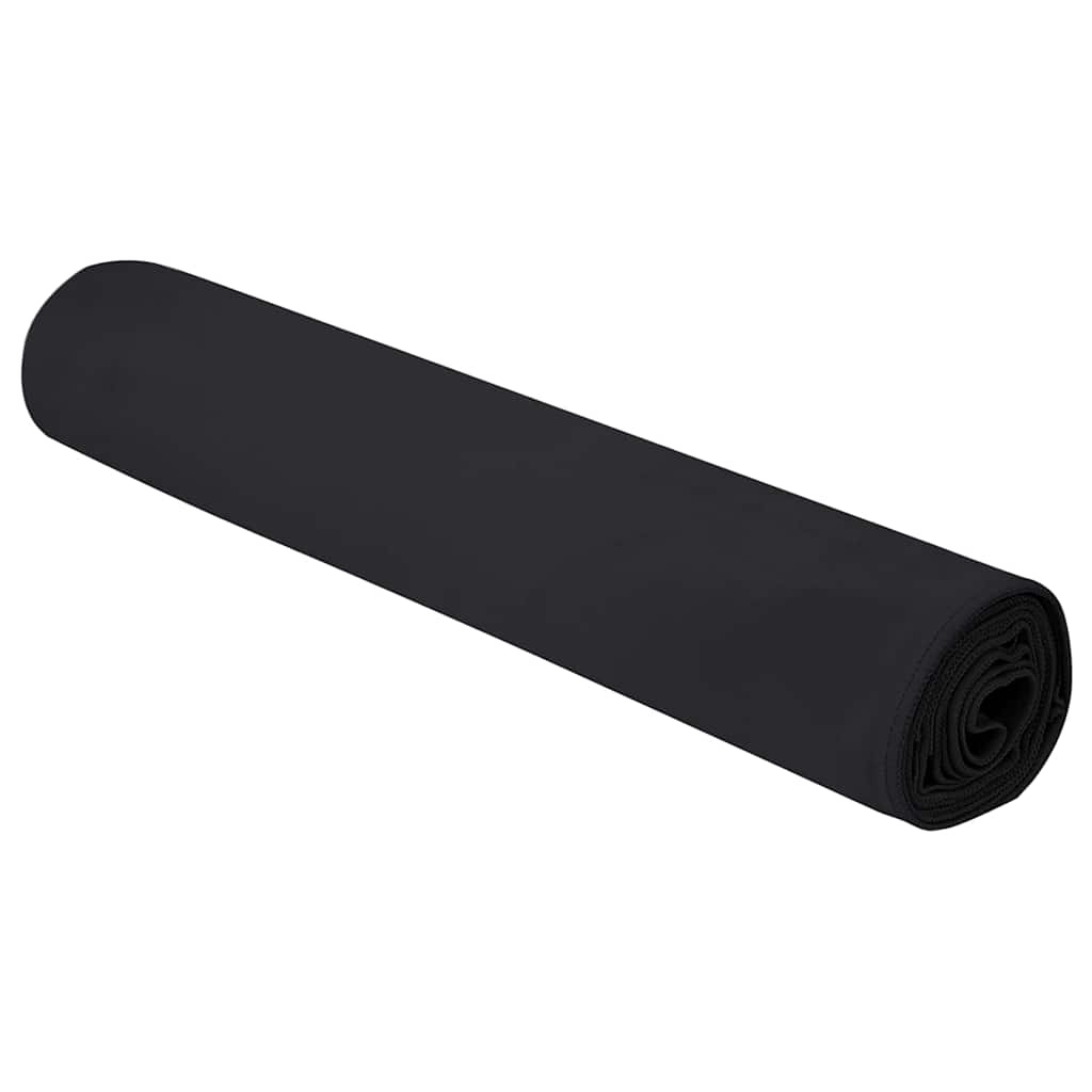 Sporthandtücher 2 pcs Schwarz 200 x 100 cm