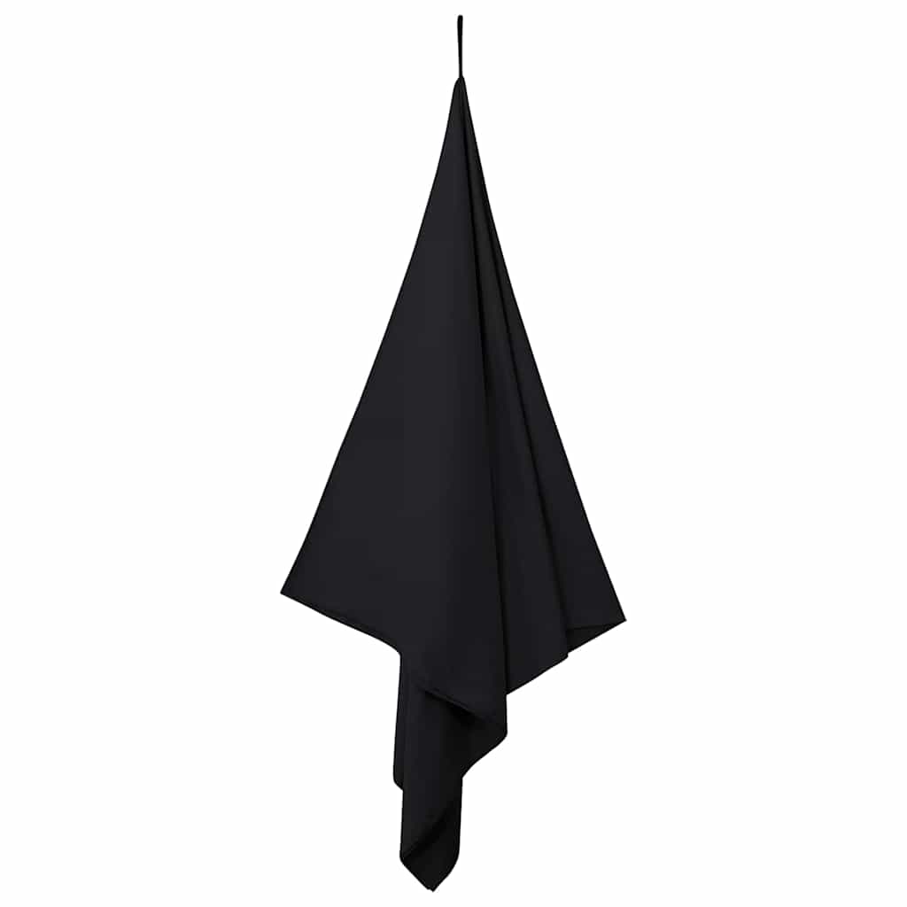 Sporthandtücher 2 pcs Schwarz 200 x 100 cm