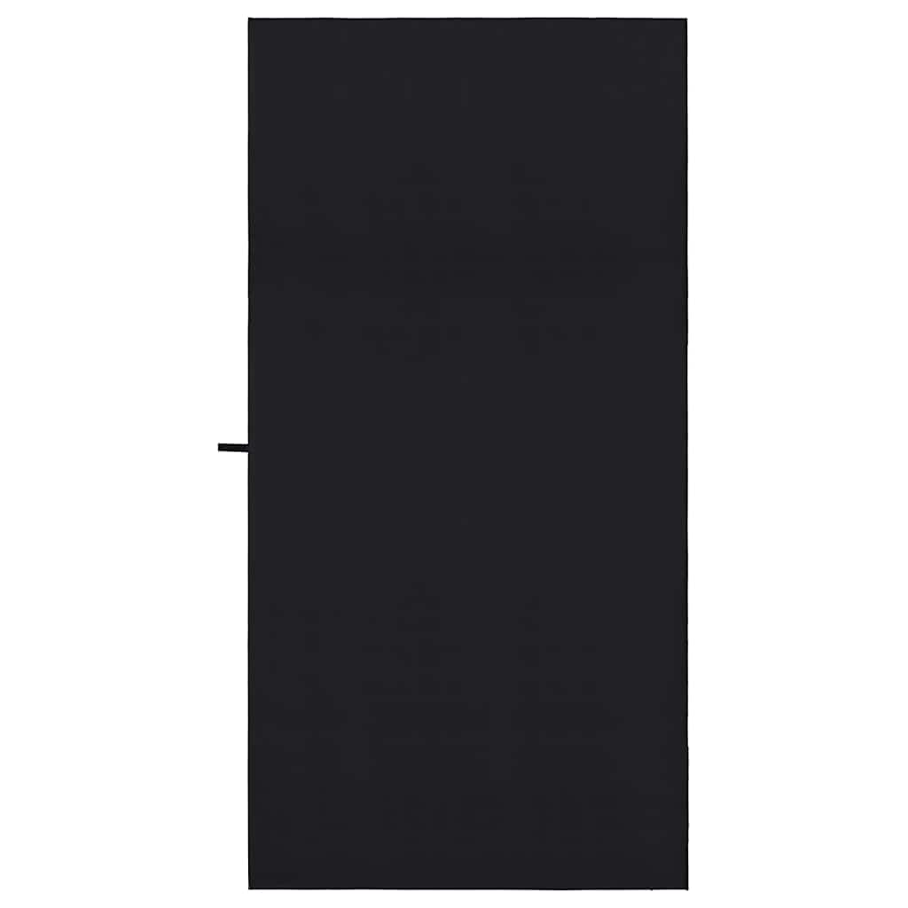Sporthandtücher 2 pcs Schwarz 200 x 100 cm
