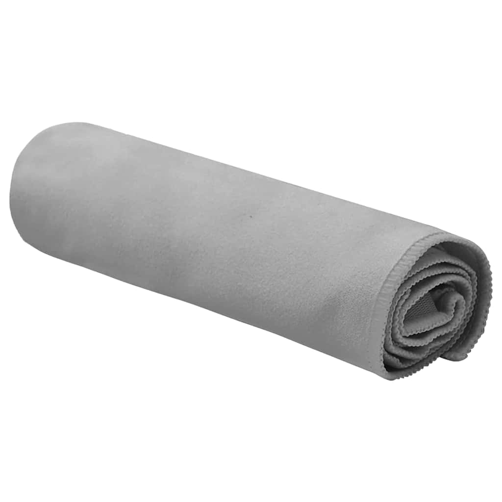 Sporthandtücher 2 pcs Dunkelgrau 50 x 30 cm