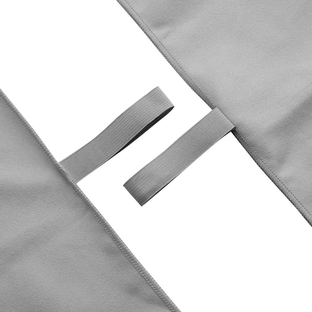 Sports Towels 2 pcs Dark Gray 140 x 70 cm