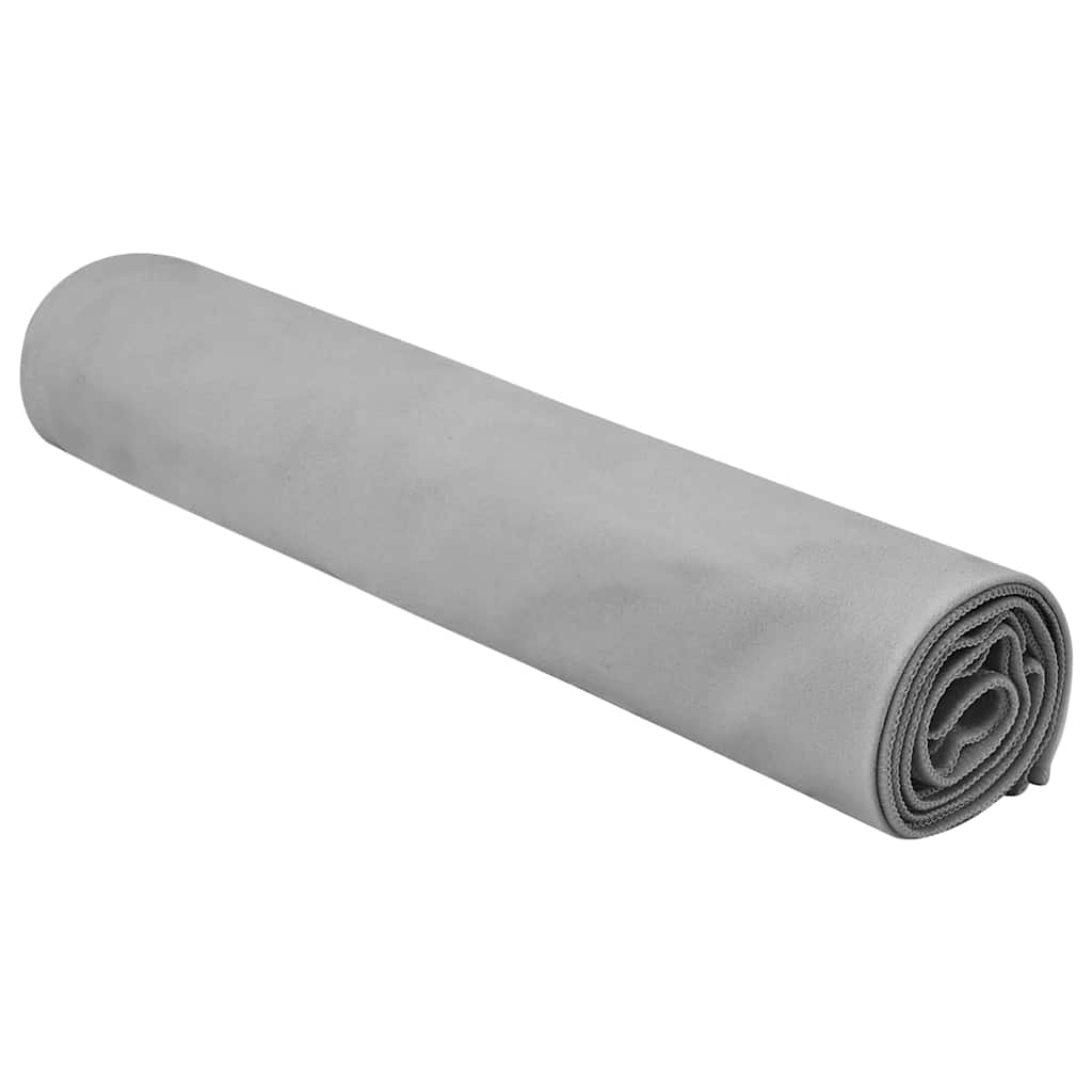 Sports Towels 2 pcs Dark Gray 140 x 70 cm