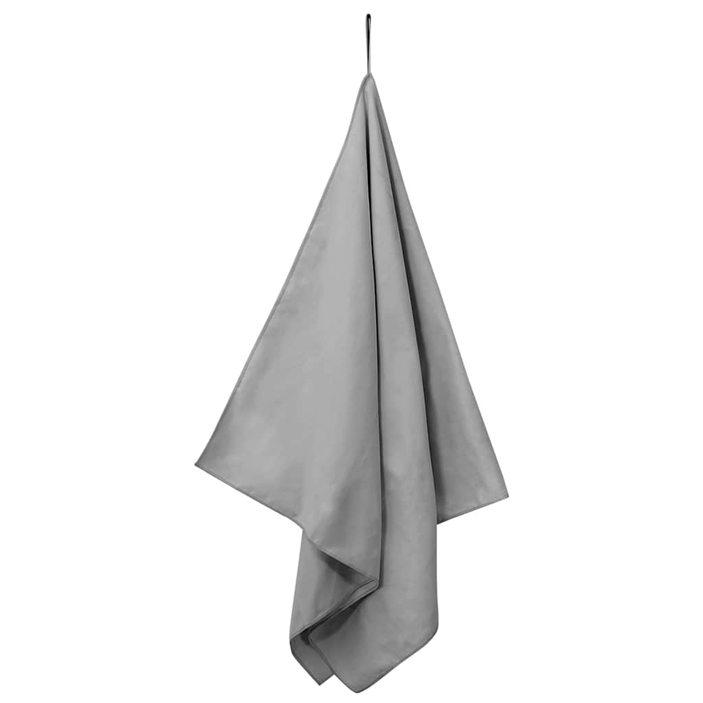 Sports Towels 2 pcs Dark Gray 140 x 70 cm