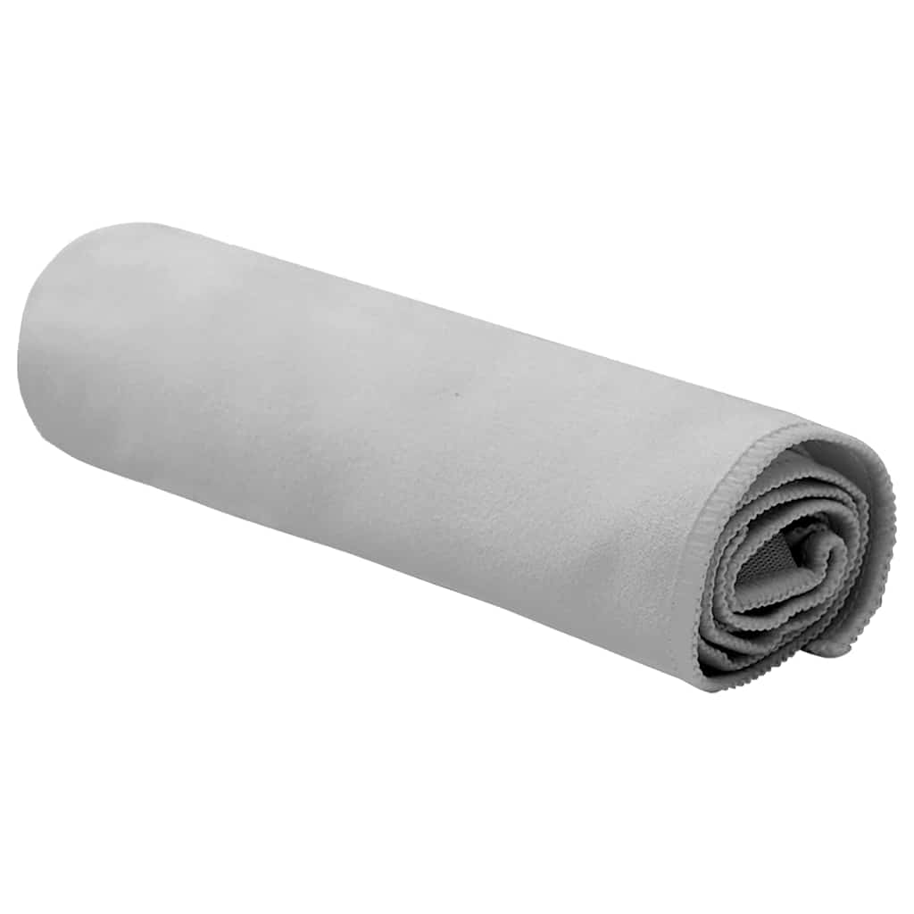 Sporthandtücher 2 pcs Grau 50 x 30 cm Polyester und Polyamid