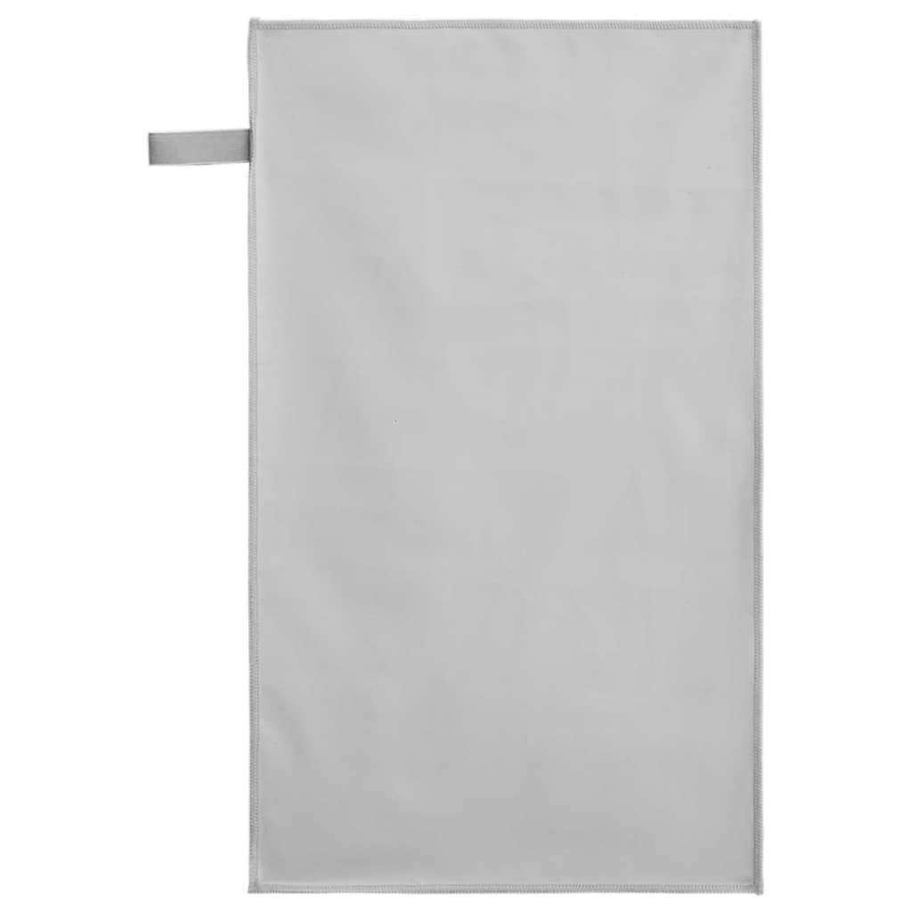 Sporthandtücher 2 pcs Grau 50 x 30 cm Polyester und Polyamid