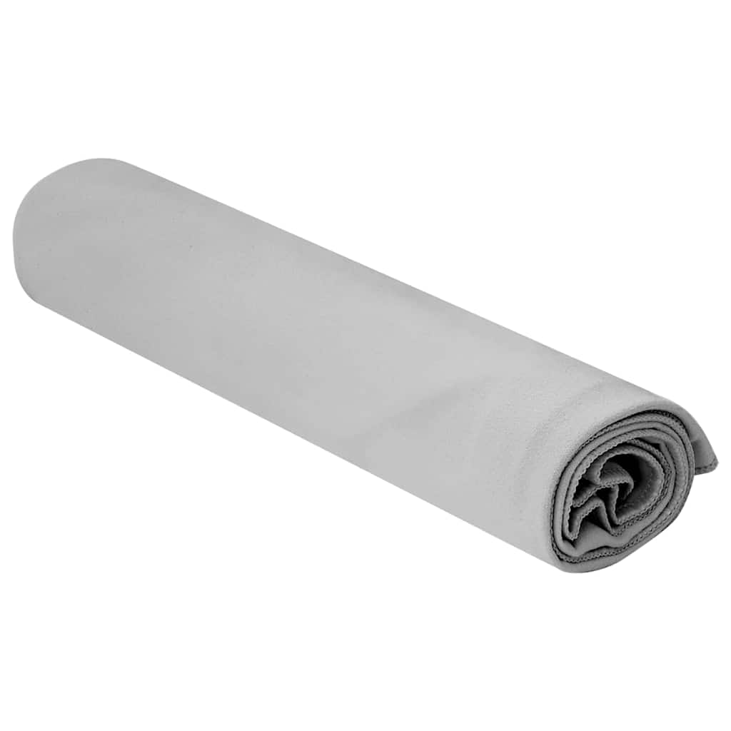 Sporthandtücher 2 pcs Grau 100 x 50 cm Polyester und Polyamid