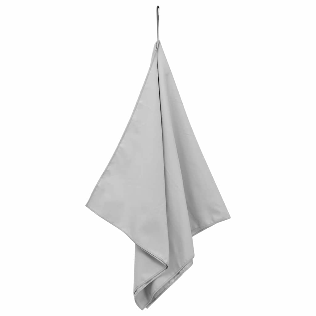 Sporthandtücher 2 pcs Grau 100 x 50 cm Polyester und Polyamid