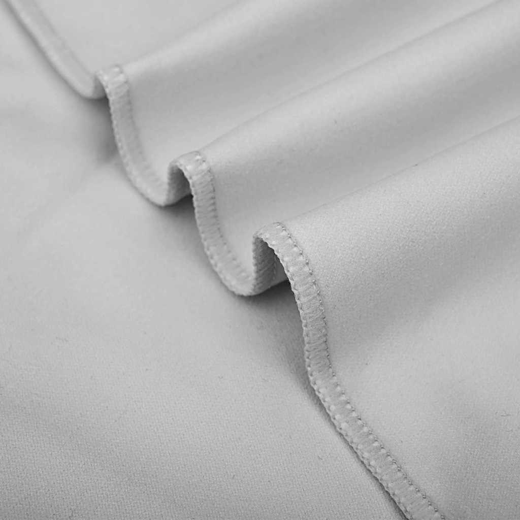 Sporthandtücher 2 pcs Grau 140 x 70 cm Polyester und Polyamid