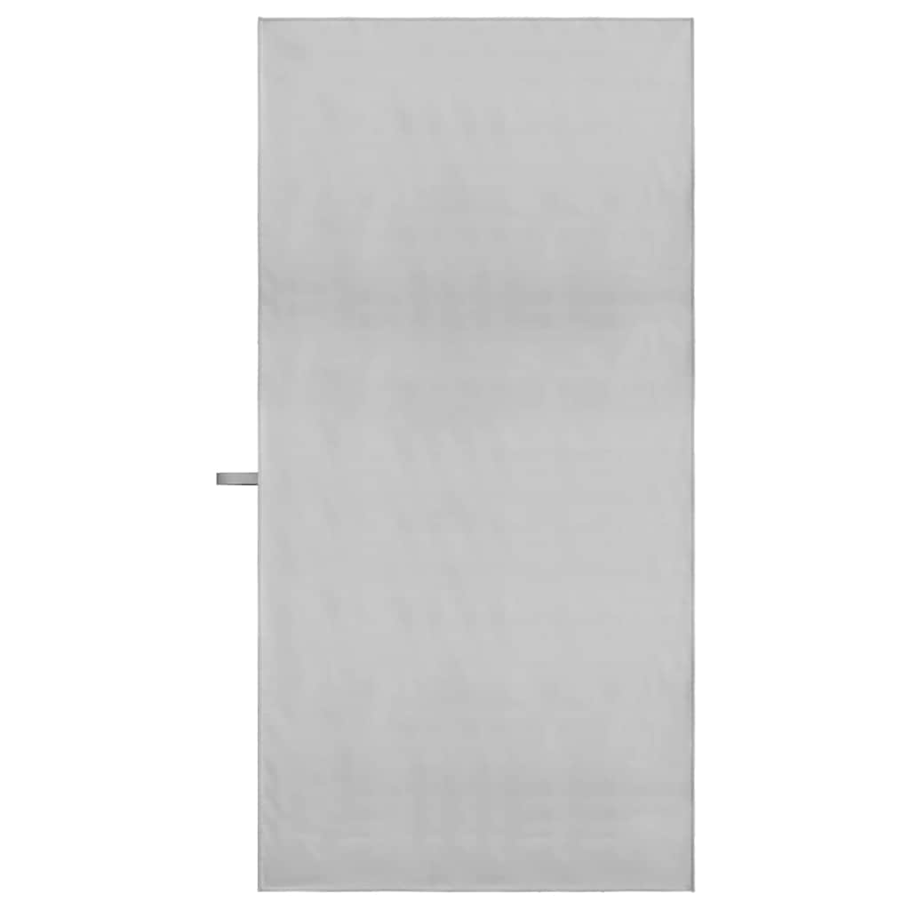Sporthandtücher 2 pcs Grau 140 x 70 cm Polyester und Polyamid