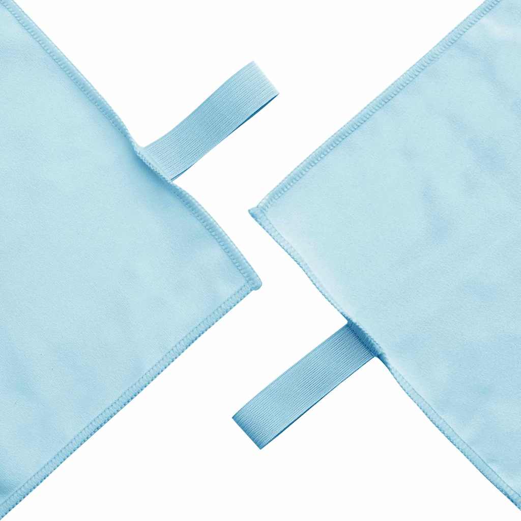 Sporthandtücher 2 pcs Blau 50 x 30 cm Polyester und Polyamid