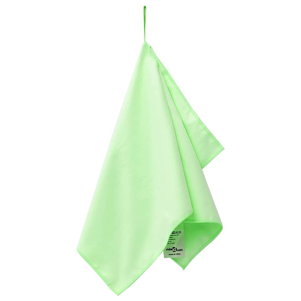 Sporthandtücher 2 pcs Grün 50 x 30 cm Polyester und Polyamid
