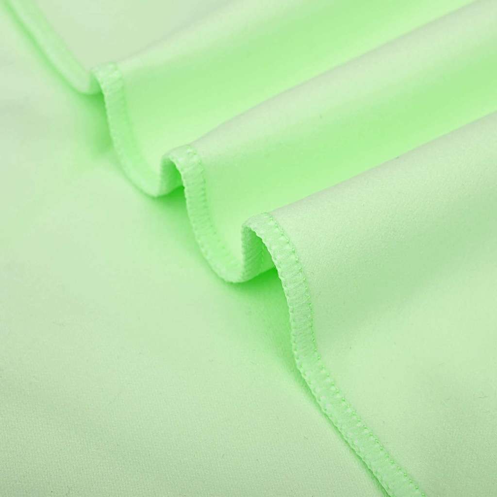 Sporthandtücher 2 pcs Grün 100 x 50 cm Polyester und Polyamid