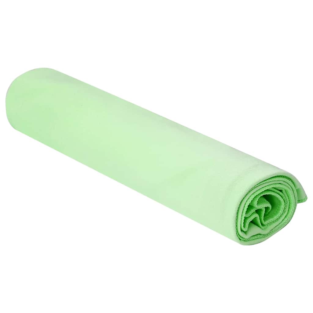 Sporthandtücher 2 pcs Grün 100 x 50 cm Polyester und Polyamid