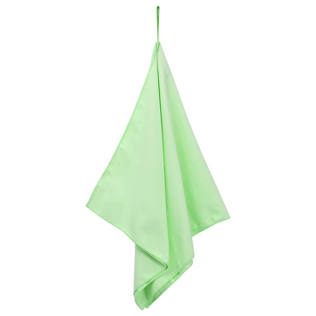 Sporthandtücher 2 pcs Grün 100 x 50 cm Polyester und Polyamid