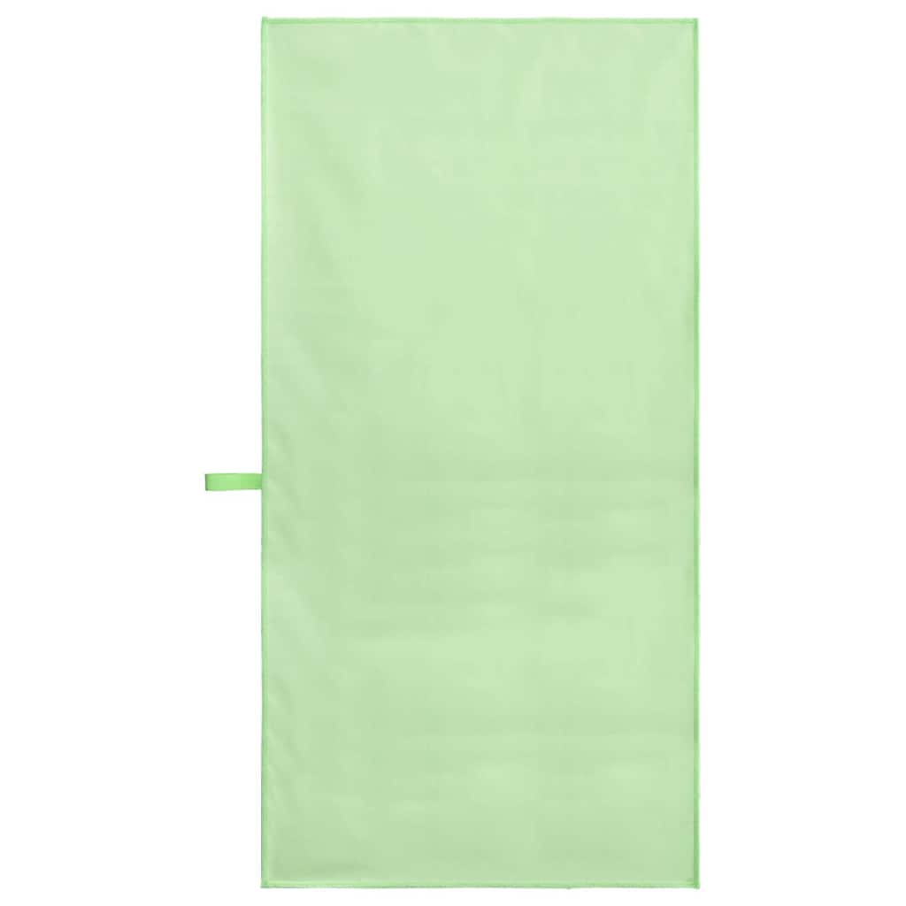 Sporthandtücher 2 pcs Grün 100 x 50 cm Polyester und Polyamid