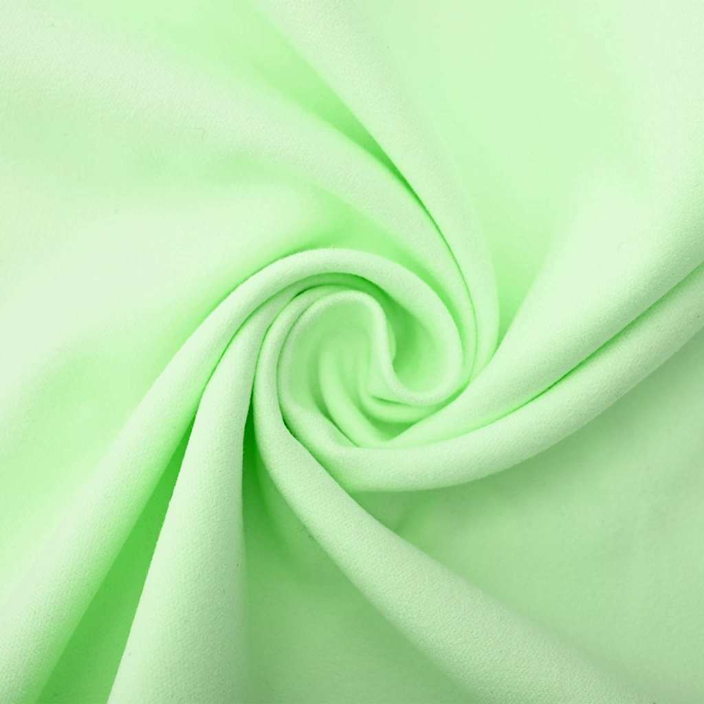 Serviettes de sport 2 pièces vert 140 x 70 cm polyester et polyamide