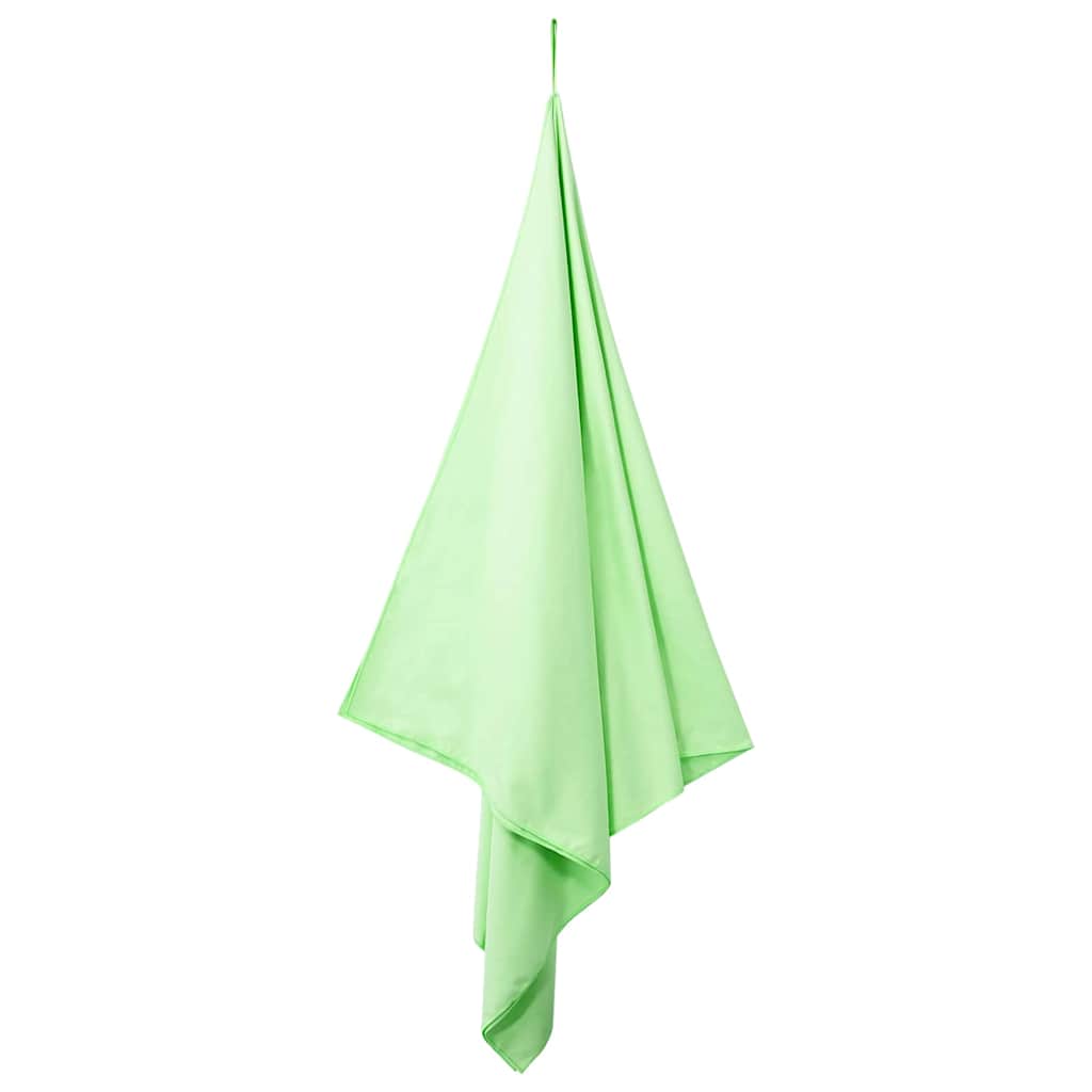 Sports Towels 2 pcs Green 180 x 90 cm Polyester and Polyamide