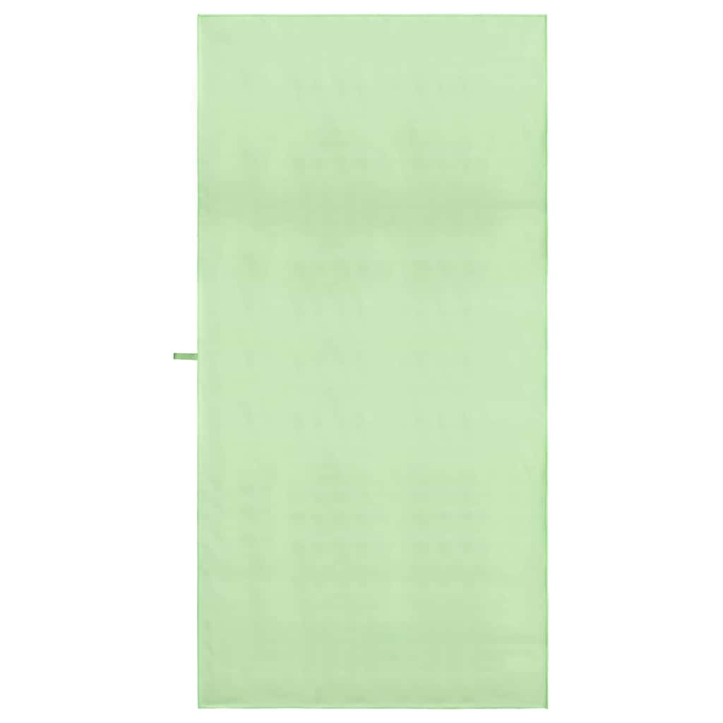 Sporthandtücher 2 pcs Grün 200 x 100 cm Polyester und Polyamid