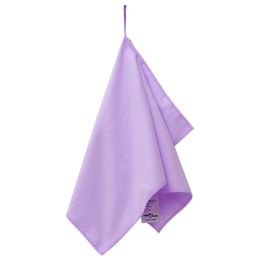 Sporthandtücher 2 pcs Lila 50 x 30 cm Polyester und Polyamid