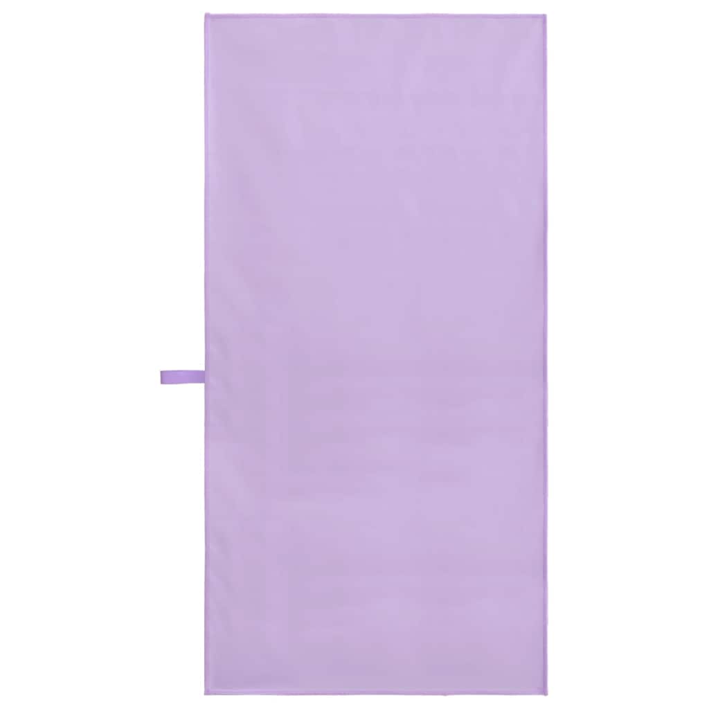 Serviettes de sport 2 pcs Violet 100 x 50 cm Polyester et Polyamide