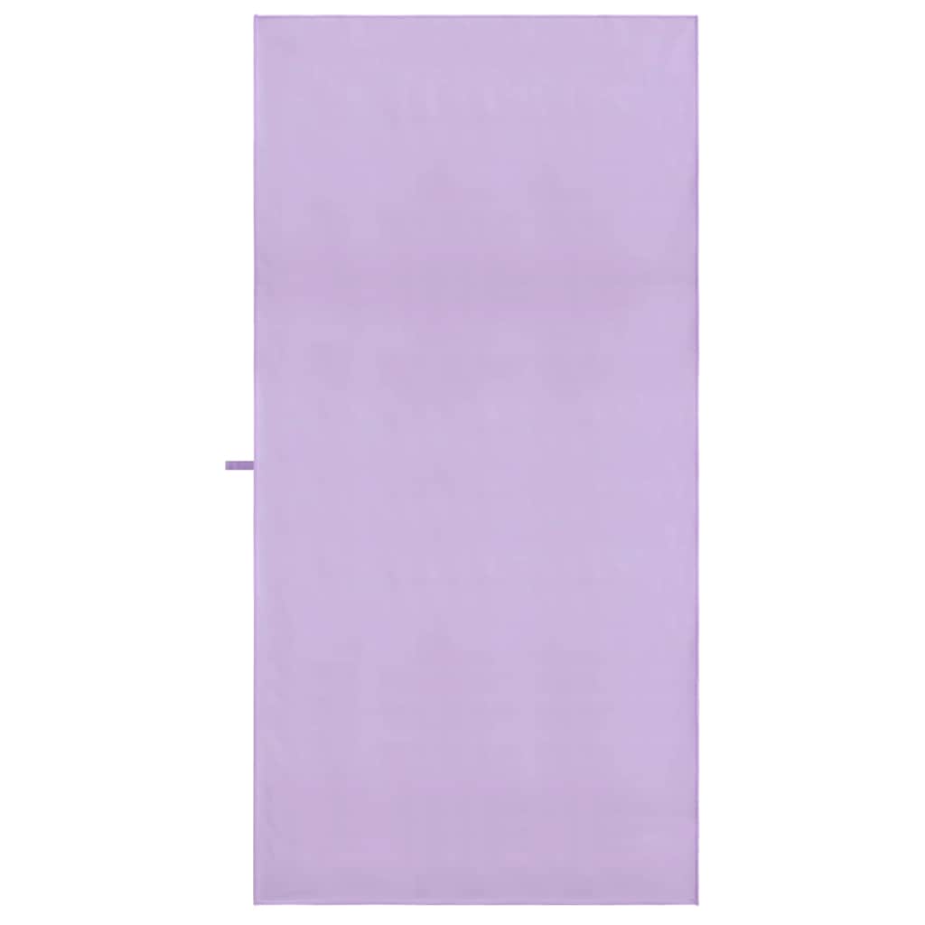Sporthandtücher 2 pcs Lila 180 x 90 cm Polyester und Polyamid