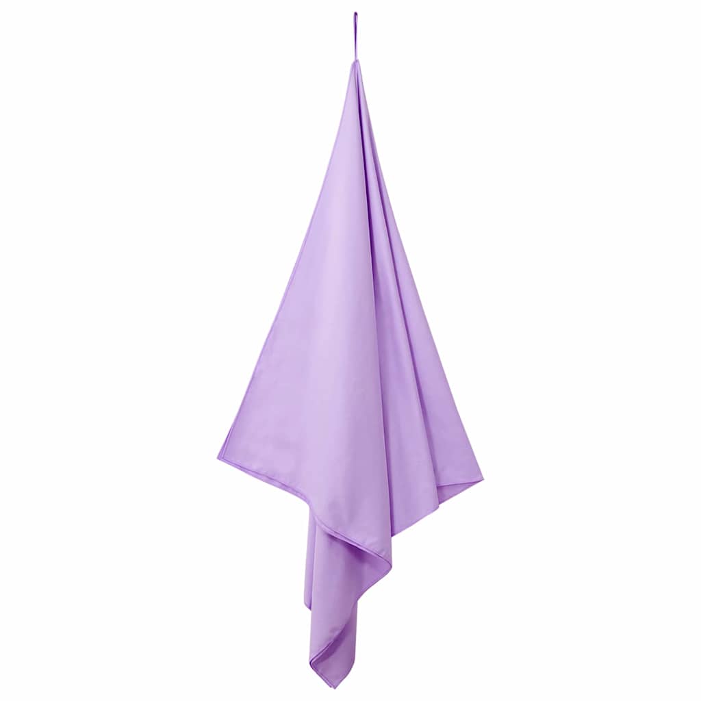 Serviettes de sport 2 pcs Violet 200 x 100 cm Polyester et Polyamide