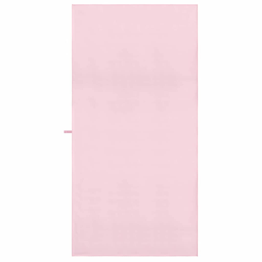 Serviettes de sport 2 pièces Rose 180 x 90 cm Polyester et Polyamide