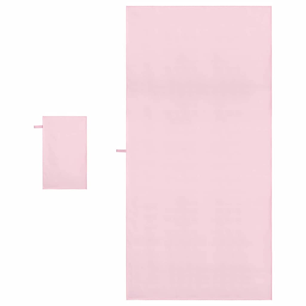 Sporthandtuch Set 2 pcs Rosa Stoff