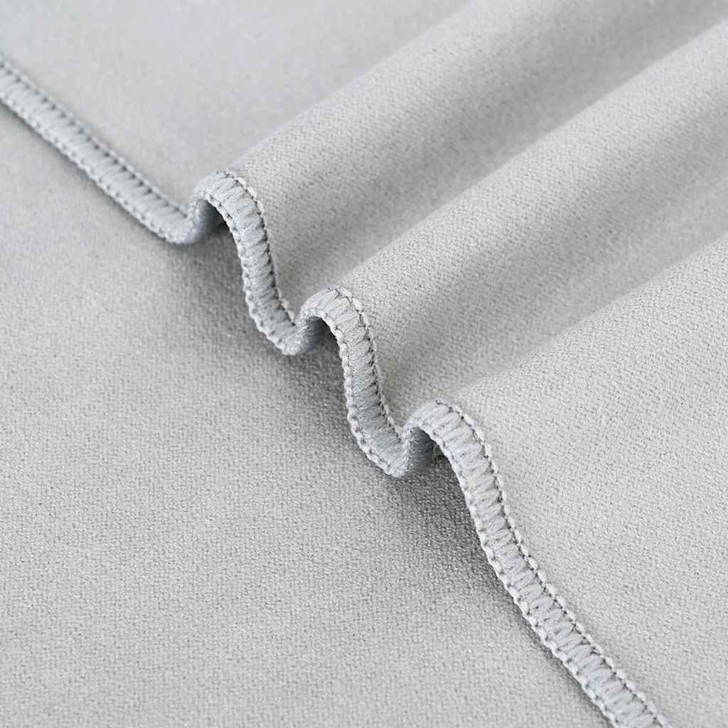 Außenstuhl Handtücher 2 pcs Grau 130 x 60 cm