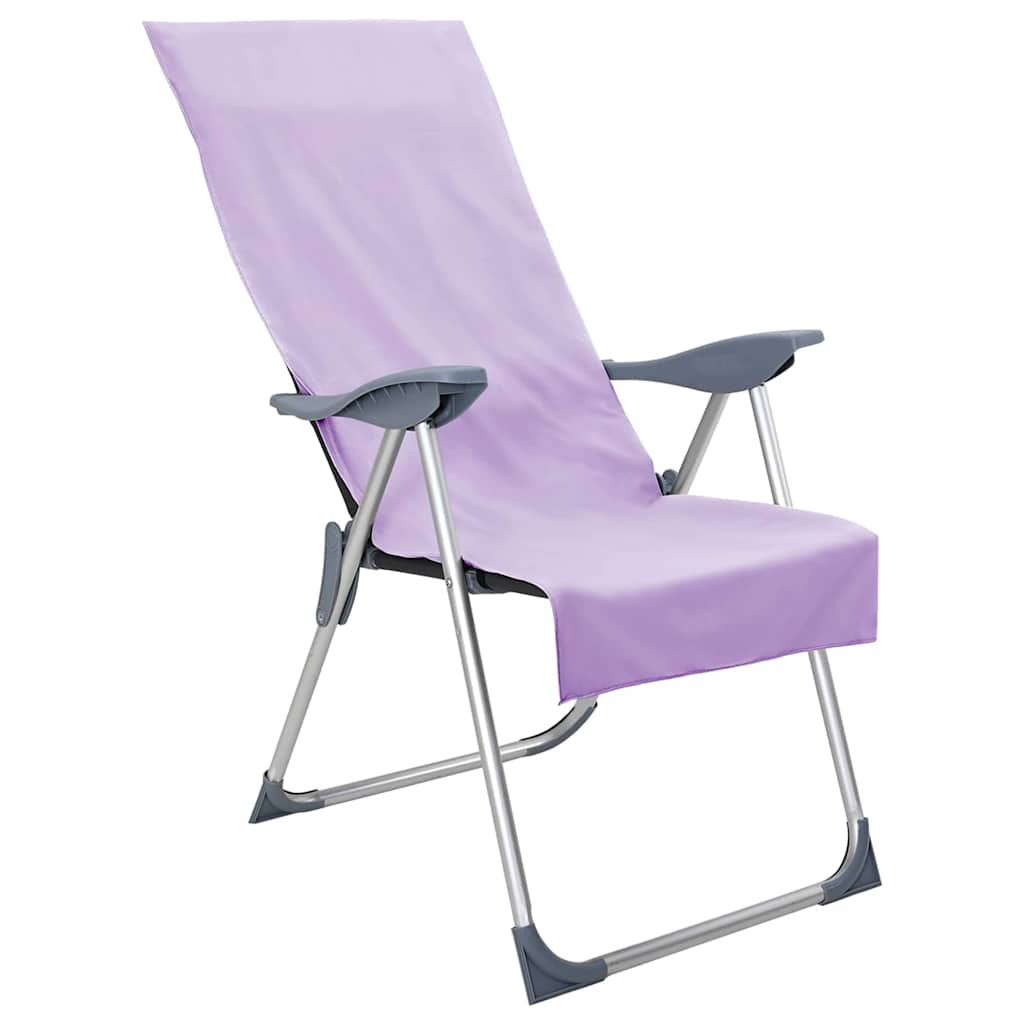 Außenstuhl Handtücher 2 pcs Lila 130 x 60 cm