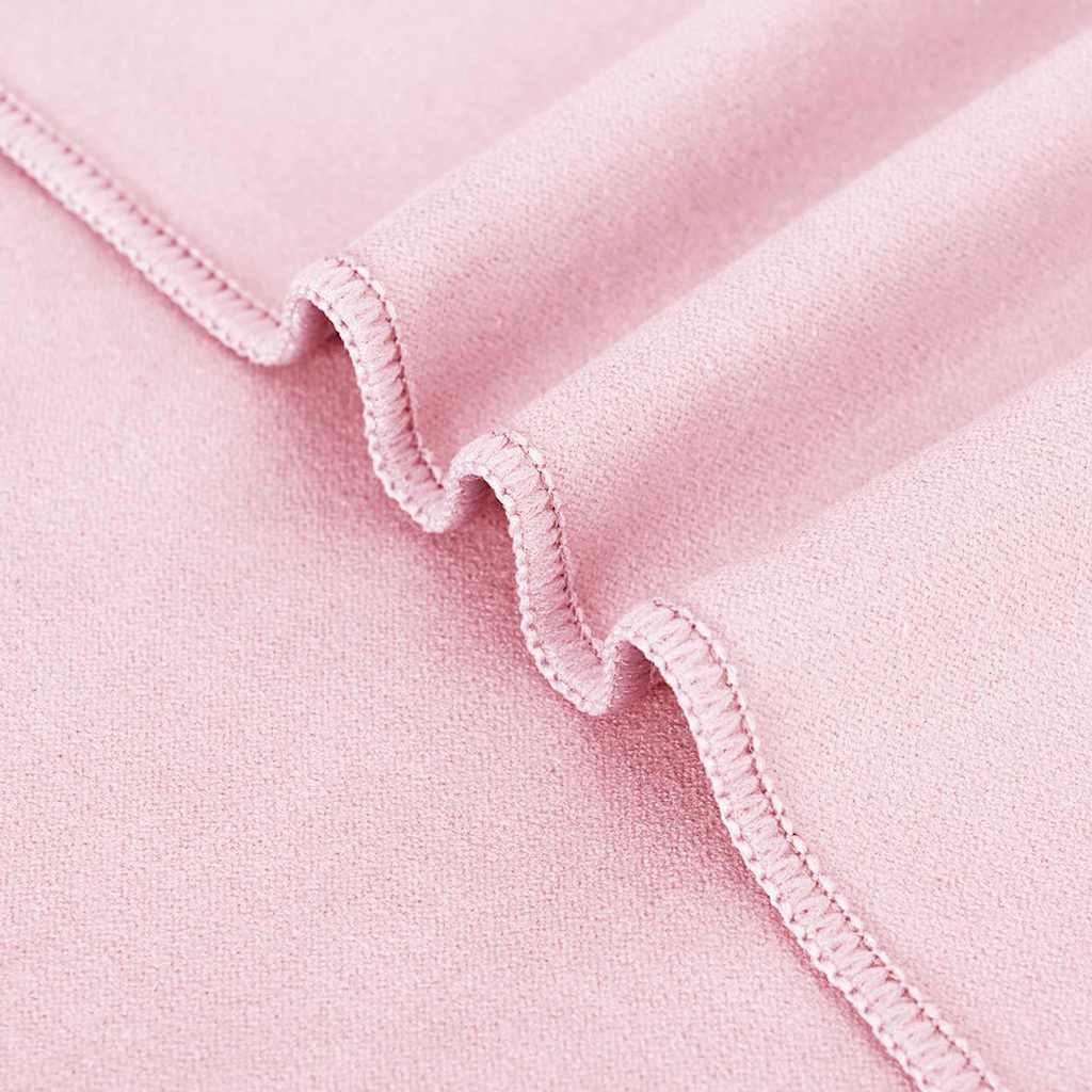 Serviettes de chaise d'extérieur 2 pcs Rose 130 x 60 cm