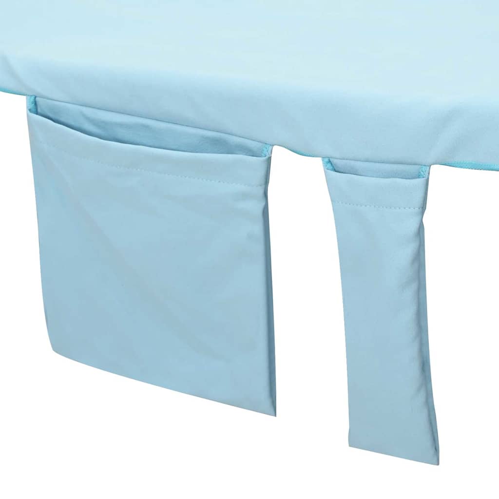 Sun Lounger Towels 2 pcs Blue 210 x 75 cm