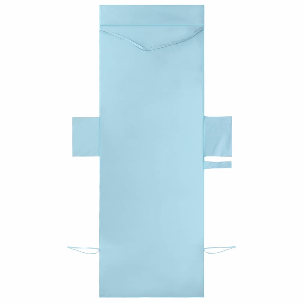 Sun Lounger Towels 2 pcs Blue 210 x 75 cm