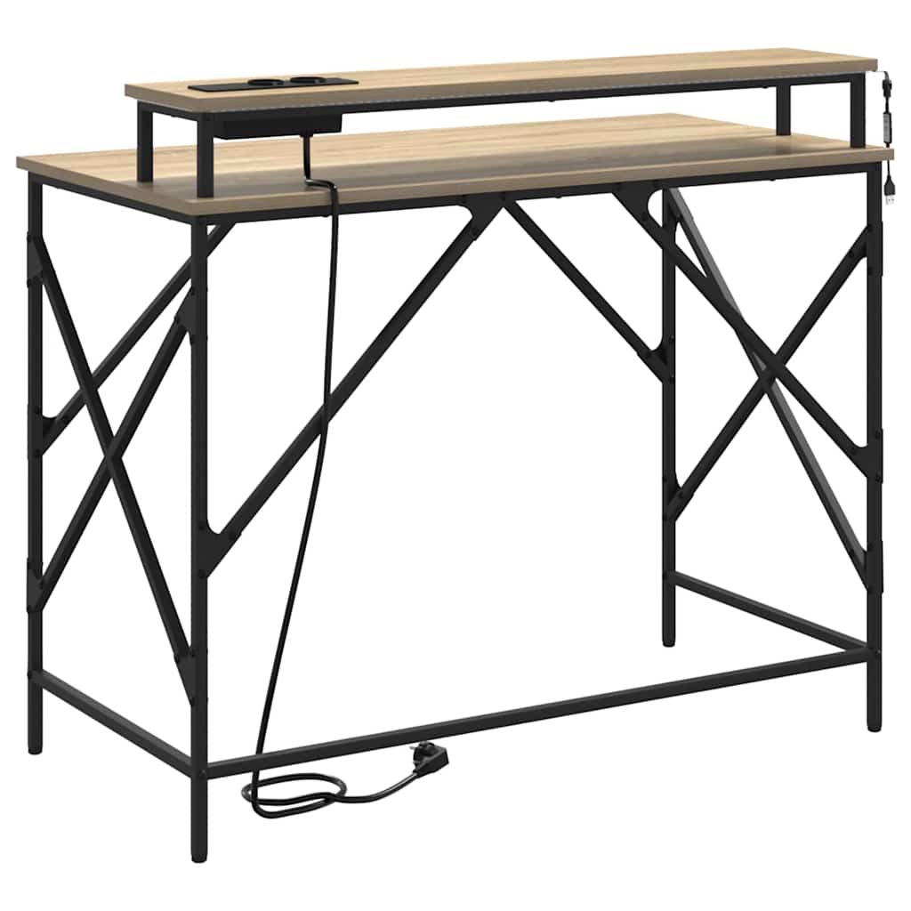 Desk Sonoma Oak 100 x 50 x 86.5 cm Engineered Wood