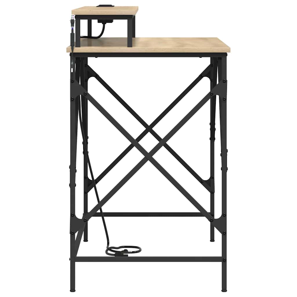 Desk Sonoma Oak 100 x 50 x 86.5 cm Engineered Wood