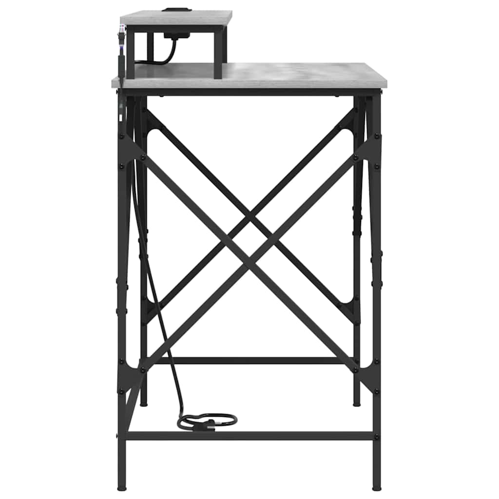 Schreibtisch Graues Sonoma 100 x 50 x 86,5 cm Holzwerkstoff