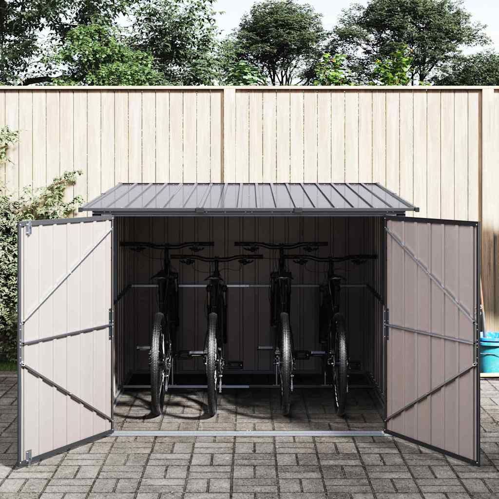 Fahrradspeicher 3 pcs Anthrazit 215 x 206 x 157 cm Metall
