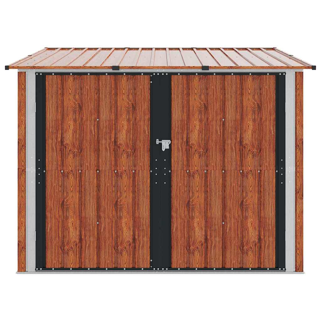 Fahrradspeicher 3 pcs Braun 215 x 206 x 157 cm Metall