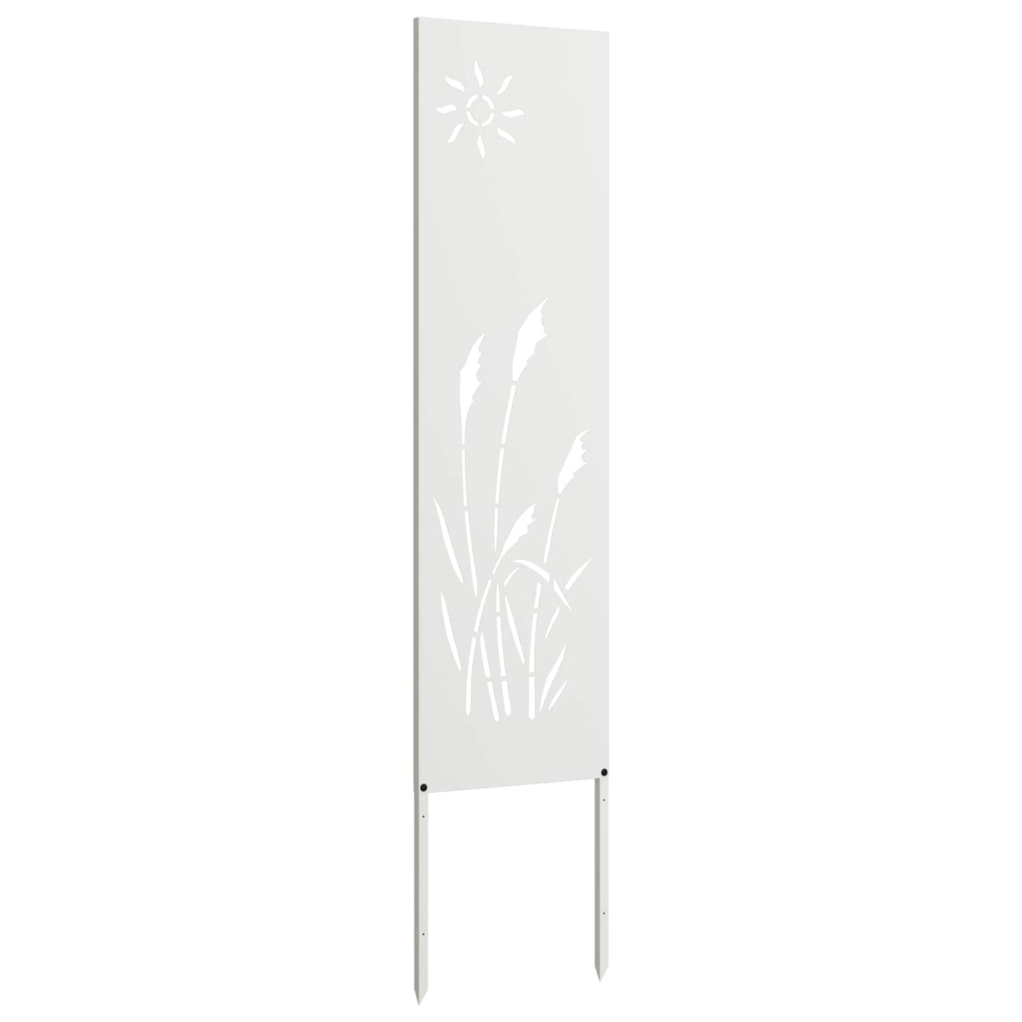 Garden Privacy Screen Canvas White 32 x 140 cm