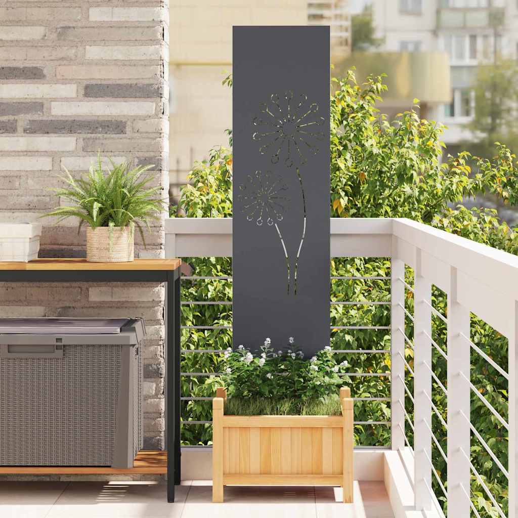 Garten Sichtschutz-Leinwand Anthrazit 32 x 140 cm