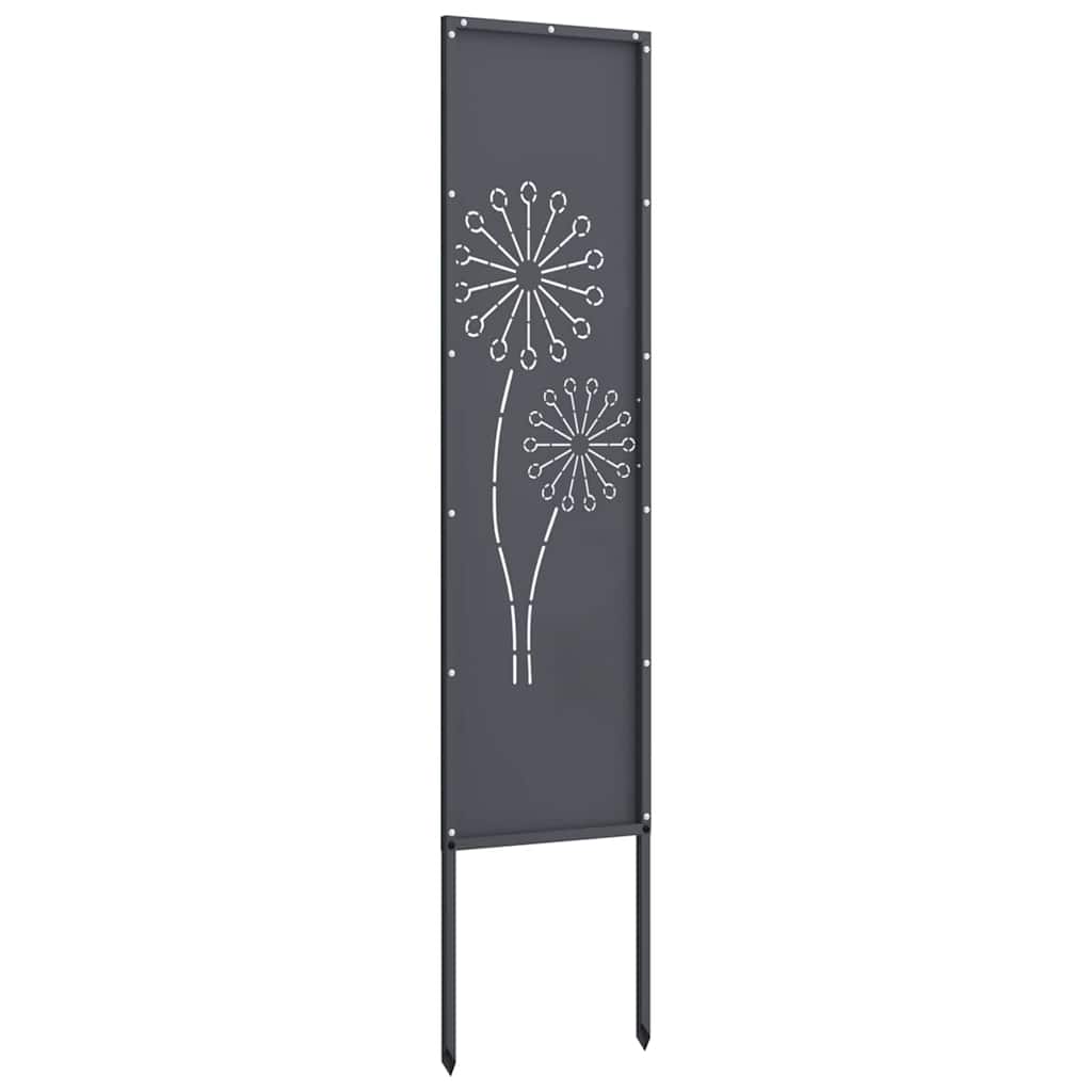 Garten Sichtschutz-Leinwand Anthrazit 32 x 140 cm