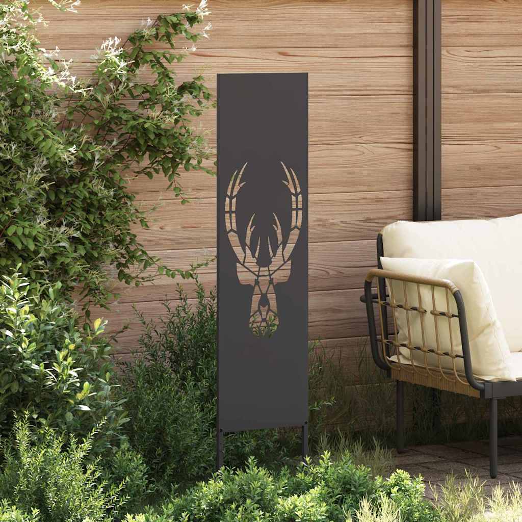 Toile d'intimité de jardin motif animal noir 32 x 140 cm