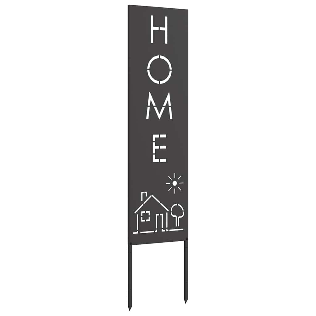Garden privacy screen canvas black 32 x 140 cm