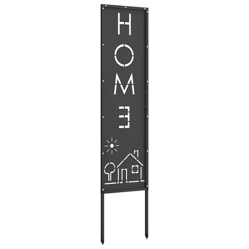 Garden privacy screen canvas black 32 x 140 cm