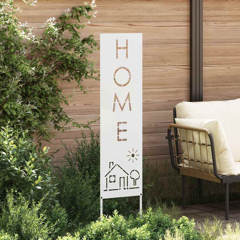 Toile brise-vue de jardin blanche 32 x 140 cm