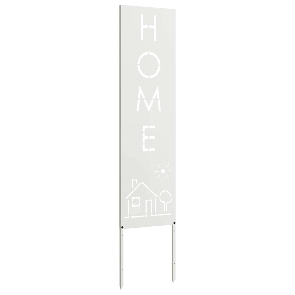 Toile brise-vue de jardin blanche 32 x 140 cm