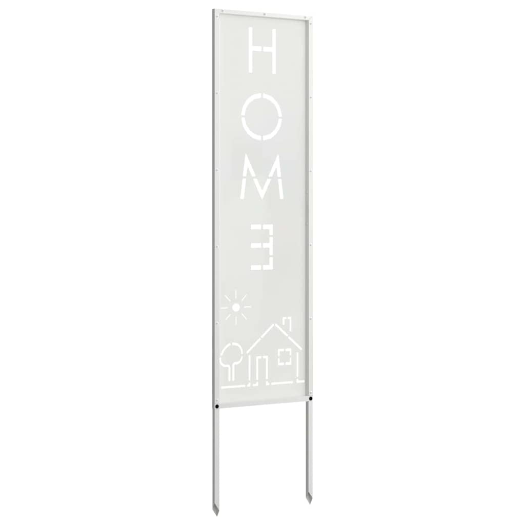 Toile brise-vue de jardin blanche 32 x 140 cm