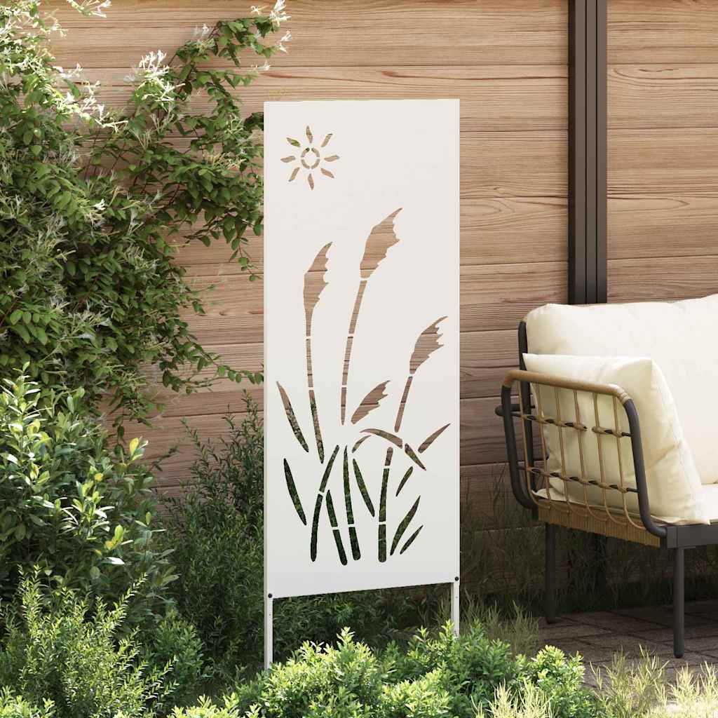Garten Sichtschutz-Leinwand Weiß 50 x 140 cm