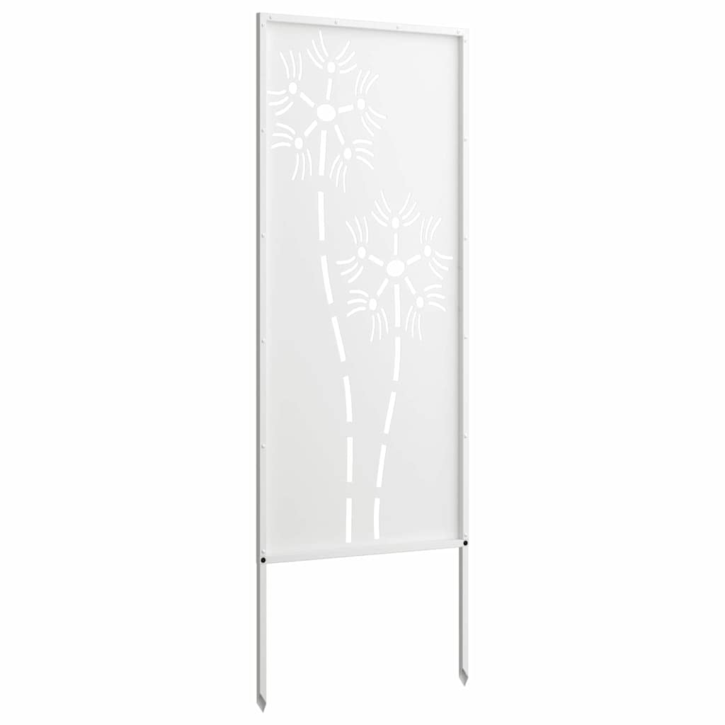 Garten Sichtschutz-Leinwand Weiß 50 x 140 cm