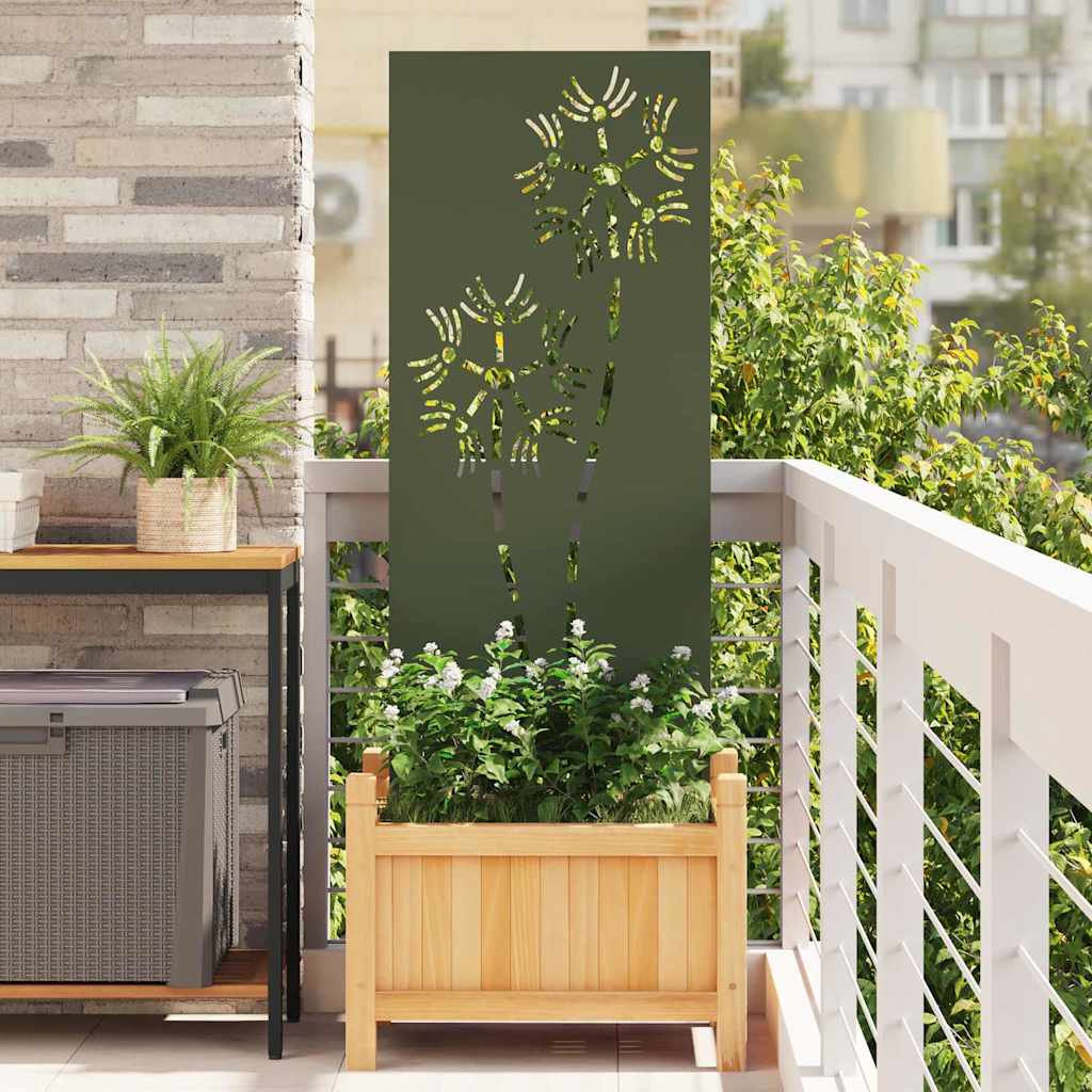 Brise-vue de jardin toile Vert olive 50 x 140 cm